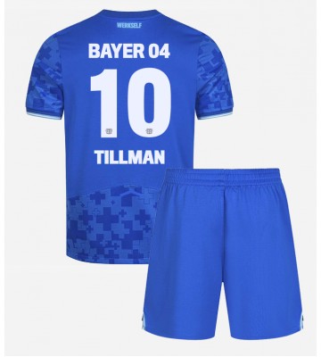 Bayer Leverkusen Malik Tillman #10 Dětské Alternativní Dres 2025-26 Krátký Rukáv (+ trenýrky)